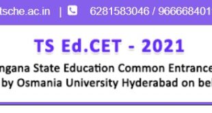 TS Ed.CET–2021 NOTIFICATION